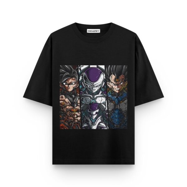 Goku Triad T-Shirt – The Evolution of a Saiyan Legend